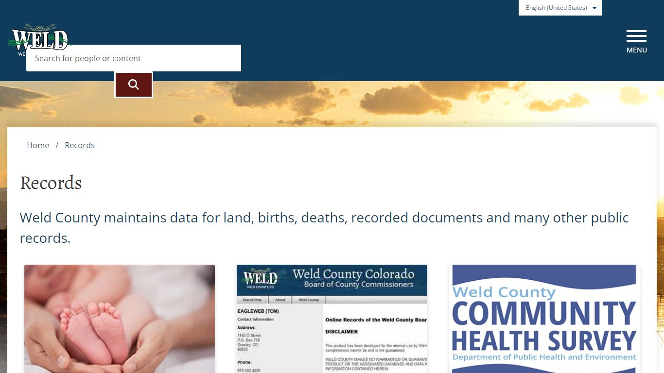 Records – Weld County